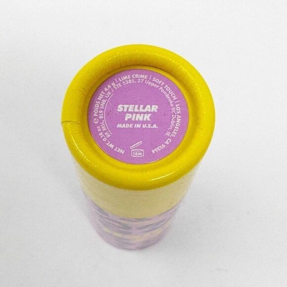 Lime Crime  STELLAR PINK Soft Touch Comfort Matte Lipstick (Pink Nude) NEW - Picture 3 of 6